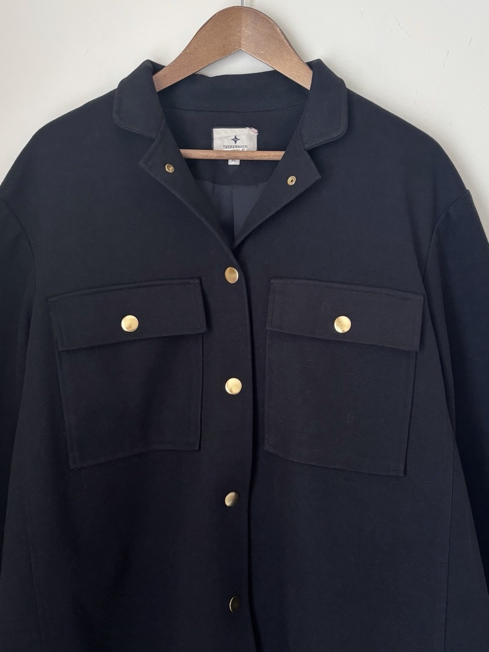 Tuckernuck Black Marant Snap Front Shirt Jacket XL - Picture 3 of 8